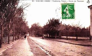 Sidi-Bel-Abbes - Faubourg Thiers - Route de Tlemcen - 1916